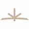 Ekena Millwork Alberta Smooth Timber Gable Bracket, Douglas Fir, 96"W x 40"H x 3 1/2"D x 5 1/2"F, 10/12 Pitch GBW096X40X0406ALB00SDF - alternate 1